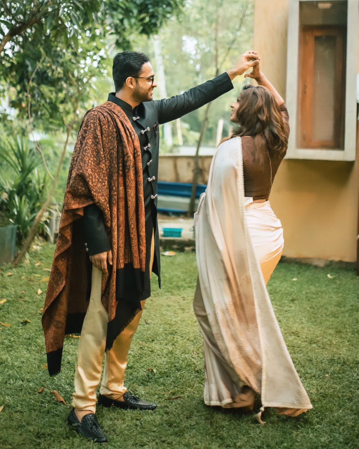 Ranganaa and Adi celebrating their story